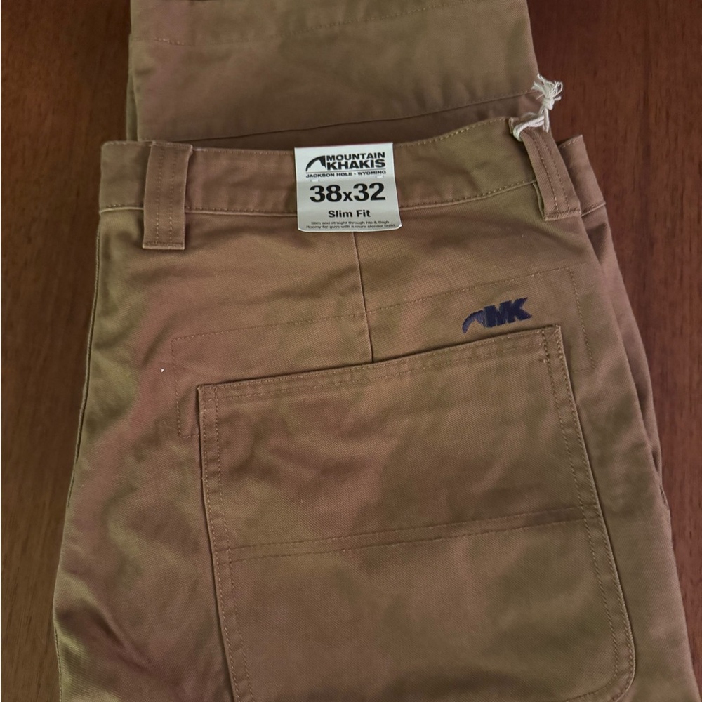 Mountain Khakis Organic Cotton Tan Pants